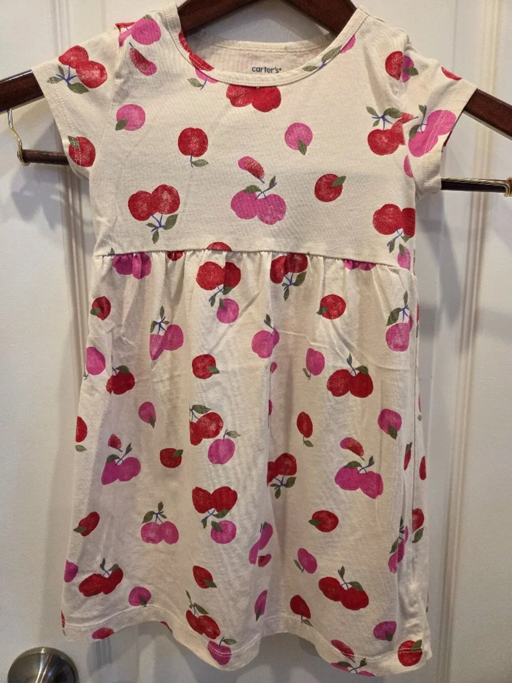 Kid Cherry Jersey Dress 5T